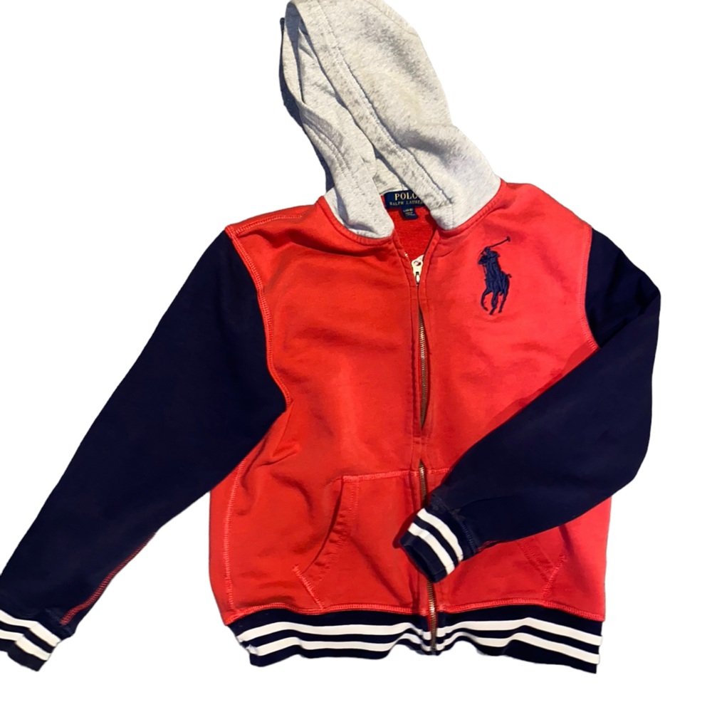 Ralph Lauren Polo Rare Vintage hooded zip up jacket